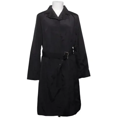 Trench-coat (Noir) de Blanc Noir Coton, Polyamide, Polyester