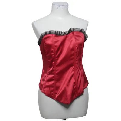 Korsett (Röd, Svart) från Laughing Vampire Polyester