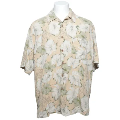Kortärmad skjorta (Beige, Grön, Vit) från Banana cabana Silke