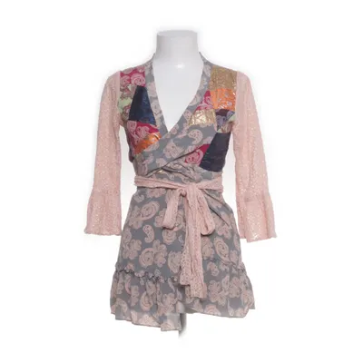 Wrap blouse (Gray, Pink, Multicolored) from Odd Molly Cotton, Polyamide, Polyester, Silk