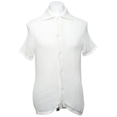Short sleeve shirt (White) from Suitsupply Cotton, Silk