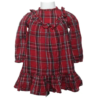 Robe (Rouge, Noir, Blanc) de Dunnes Stores Coton, Fibre métallique, Polyester
