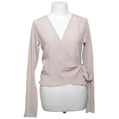 Blouse portefeuille (Beige) de By Ti Mo Coton, Soie