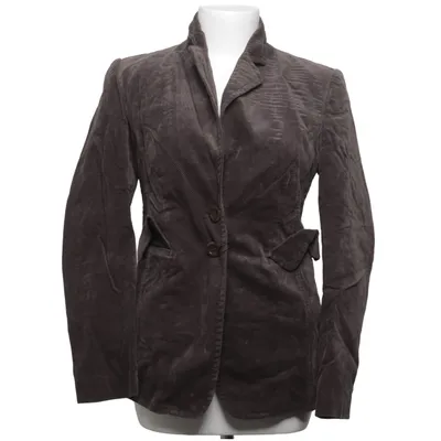 Blazer (Gray) from Strenesse Blue Cotton, Viscose
