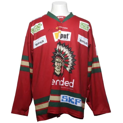 Eishockeyhemd (Rot, Grün, Gelb) von Frölunda Polyester