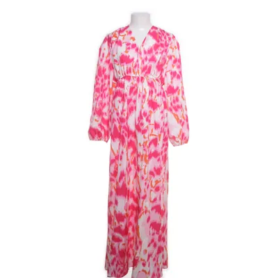 Robe longue (Blanc, Rose) Élasthane, Polyester