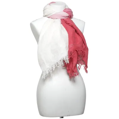 Sjal (Pink, Hvid, Rød) fra Massimo Dutti Woman Linned, Viscose
