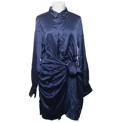 Wrap dress (Blue) from Guts & Gusto Elastane, Polyester