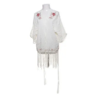 Blouse (Blanc, Multicolore) de New Look Soie, Viscose