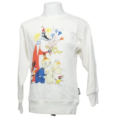 Sweatshirt (Hvid, Flerfarvet) fra Moomin by Lindex Økologisk bomuld