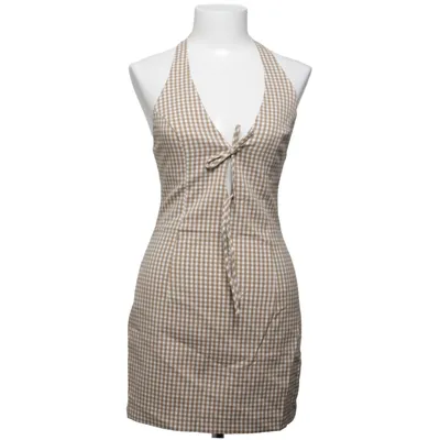 Halterneckklänning (Grön, Vit) från Zara Polyester