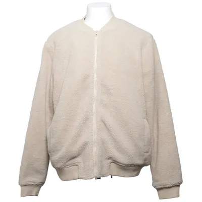 Fleecejacka (Beige) från New Look Men Elastan, Polyester