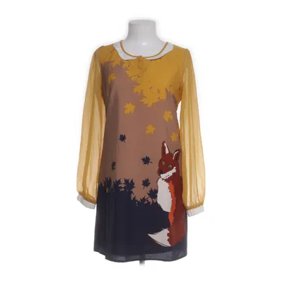 Klänning (Beige, Flerfärgad) från Yumi Polyester