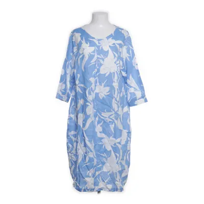 Jurk (Blauw, Wit) van GC Fontana Linnen