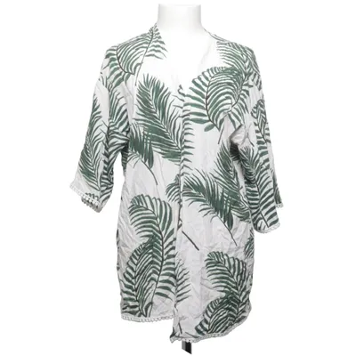 Kimono (Blanc, Vert) de Ambar Élasthane, Viscose