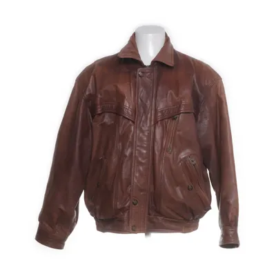 Läderjacka (Brun) från Jofama Polyester, Skinn