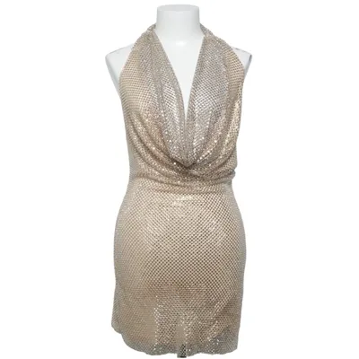 Cocktail dress (Gold) from Zara Elastane, Polyester