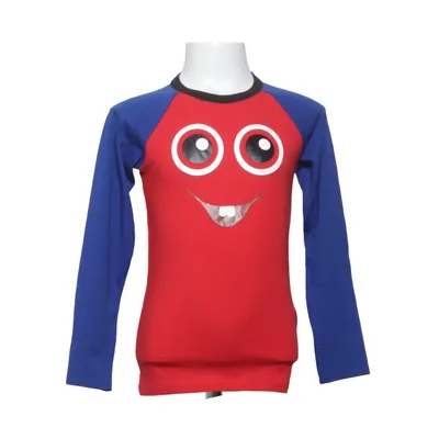 T-shirt à manches longues (Rouge, Bleu) de Me&i Élasthane, Coton biologique