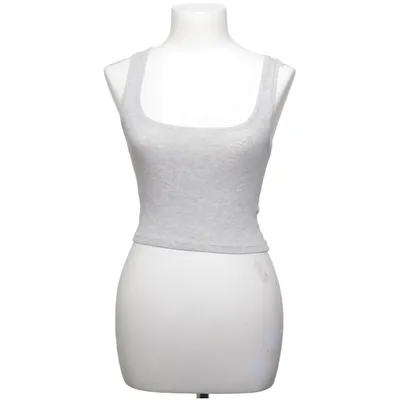Crop top (Gris) de Skins Coton, Élasthane