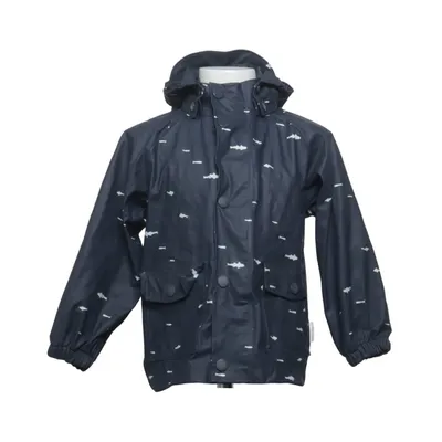 Regnjakke (Blå, Hvid) fra Mini a Ture Polyester, Polyurethan