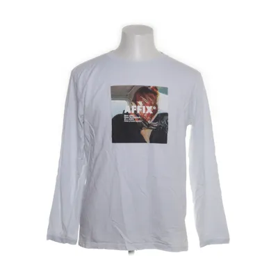 Långärmad t-shirt (Vit, Flerfärgad, Grön) från Affix Bomull
