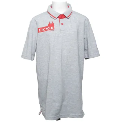 Pikétröja (Grå, Röd) från Uhlsport Bomull, Polyester