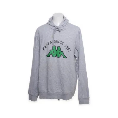 Hoodie (Gray) from Kappa Cotton, Polyester, Viscose