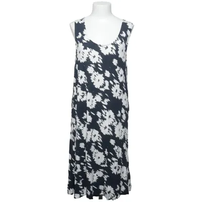 Jurk (Zwart, Wit) van Ichi Elastaan, Viscose
