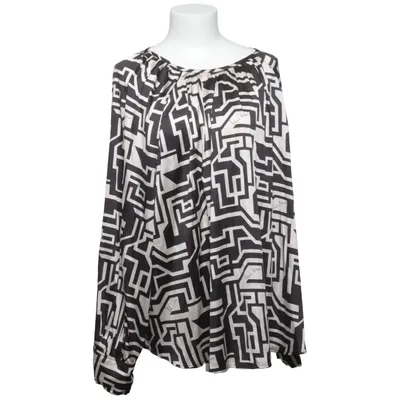 Bluse (Sort, Flerfarvet) fra Richard Allan x H&M Polyester