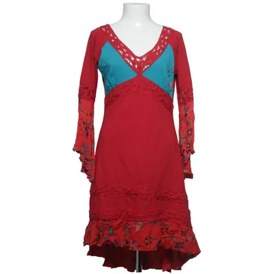 Klänning (Röd, Blå, Flerfärgad) från Coline Bomull, Elastan, Viskos
