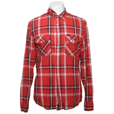 Chemise en flanelle (Rouge, Blanc, Noir) de Lee Coton