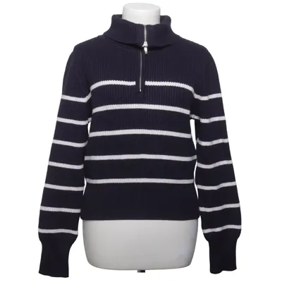 Sweater (Blue, White) from Spao Nylon, Polyester, Viscose