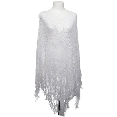 Poncho (White) from Temple Viscose