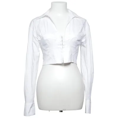 Shirt (White) from Zara Cotton, Elastane