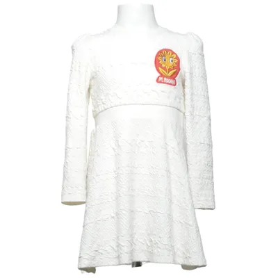 Kjole (Hvid) fra Mini Rodini Elastan, Økologisk bomuld, Polyester