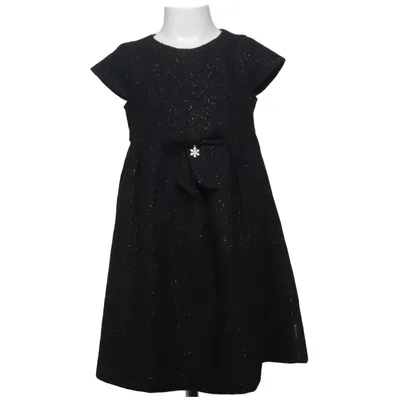 Klänning (Svart) från Armani Junior Bomull, Metallfiber