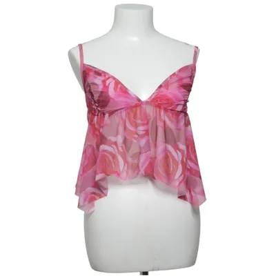 Crop top (Rosa, Röd) från Supré Elastan, Polyester
