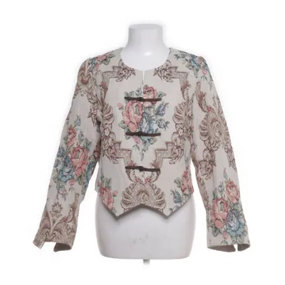 Blazer (Beige, Multicolored) from Kriss Acetate, Cotton, Viscose