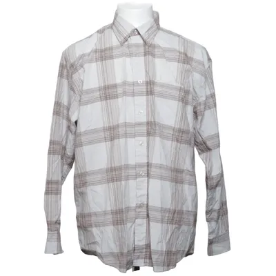 Skjorte (Hvid, Brun) fra Blue Wave Bomuld, Polyester