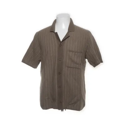 Kortärmad skjorta (Beige) från Samsøe & Samsøe Bomull, Ull