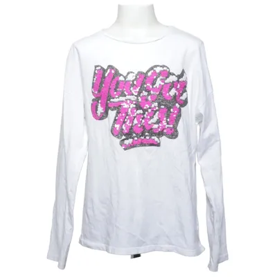 T-shirt à manches longues (Blanc, Rose) de Zara Girls Coton