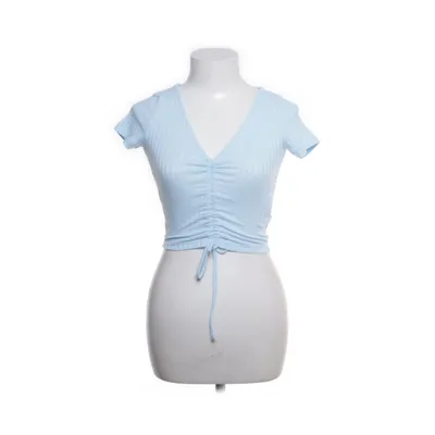 Crop top (Blauw) van FB Sister Elastaan, Polyester