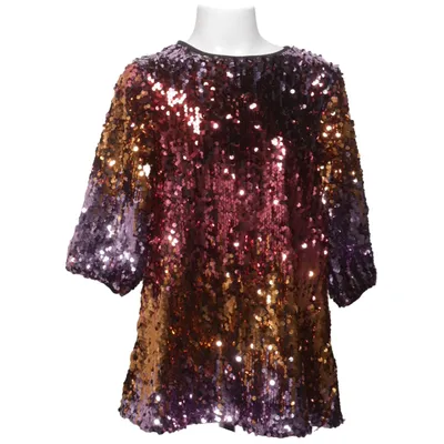Cocktailklänning (Lila, Guldfärgad, Flerfärgad) från Minimarket Polyester