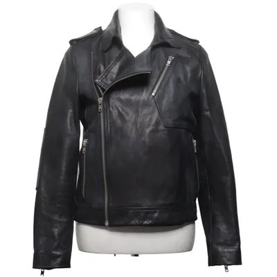 Bikerjacka (WRIGHT) från WHYRED Acetat, Skinn