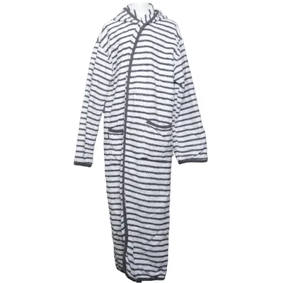 Bathrobe (Black, White) from Sanetta Cotton