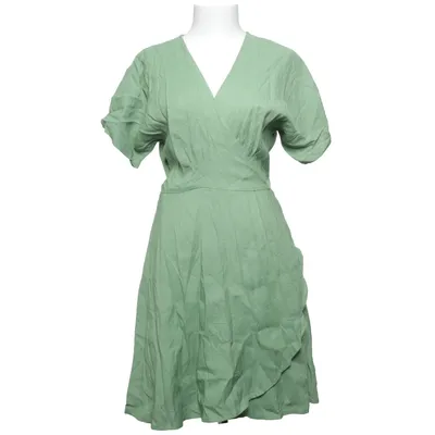 Slå-om-kjole (Grøn) fra Dariadéh Linned, Viscose