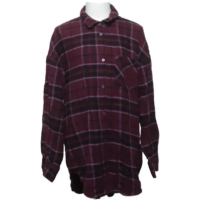 Flannel shirt (Red, Multicolored) from H&M Cotton, Viscose