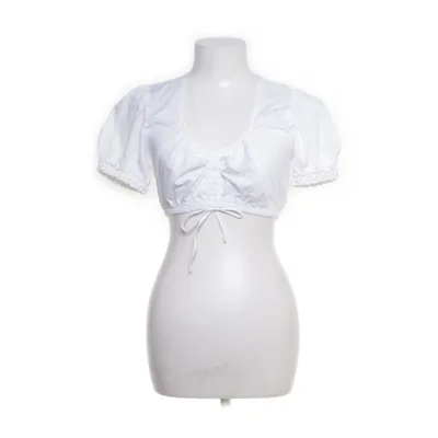 Dirndl blouse (White) from Lekra Cotton, Polyester