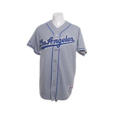 Baseballtröja (Grå, Blå) från Majestic Polyester