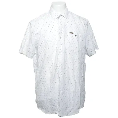 Short sleeve shirt (White, Multicolored) from PME Legend Cotton, Linen